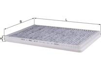 Filter, kupéventilation