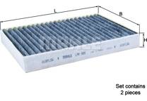 Filter, kupéventilation