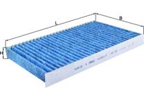 Filter, kupéventilation