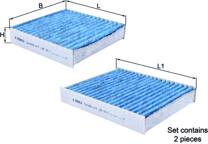 Filter, kupéventilation