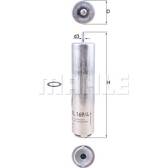 Filtre à carburant KNECHT - KL 169/4D