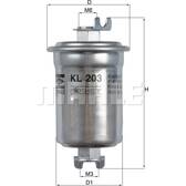 Filtre à carburant KNECHT - KL 203