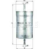 Filtre à carburant KNECHT - KL 767