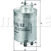 Filtre à carburant KNECHT - KL 82