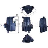 Filtre à carburant KNECHT - KL 832D