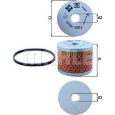 Filtre à carburant KNECHT - KX 13D