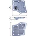 Filtre à huile transmission automatique KNECHT - HX 259