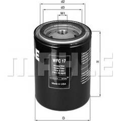 Filtre de liquide de refroidissement KNECHT - WFC 17