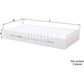 Filtre habitacle KNECHT - LA 1156/S