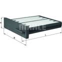 Filtre habitacle KNECHT - LA 125