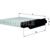 Filtre habitacle KNECHT - LA 230