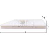 Filtre habitacle KNECHT - LA 57