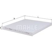 Filtre habitacle KNECHT - LA 876