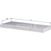 Filtre habitacle KNECHT - LAK 167
