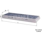 Filtre habitacle KNECHT - LAK 239/S