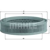 Filtro aria KNECHT - LX 166