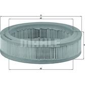 Filtro aria KNECHT - LX 487