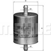 Filtro combustible KNECHT - KL 145