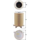 Filtro de ar KNECHT - LX 1566