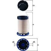 Filtro de combustível KNECHT - KX 492