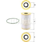 Filtro del aceite KNECHT - OX 1185D