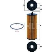 Filtro del aceite KNECHT - OX 361/4D