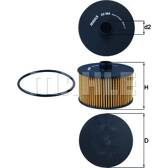 Filtro del aceite KNECHT - OX 968D
