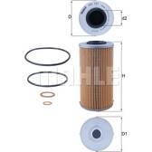 Filtro hidráulico, transmisión automática KNECHT - HX 131D