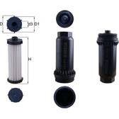 Filtro hidráulico, transmisión automática KNECHT - HX 151KIT