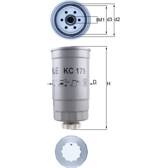 Fuel filter KNECHT - KC 179