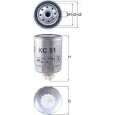 Fuel filter KNECHT - KC 51