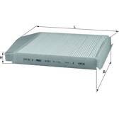 Innenraumfilter KNECHT - LA 54/1