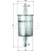 Kraftstofffilter KNECHT - KL 83