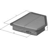Luchtfilter KNECHT - LX 1613