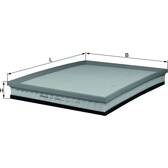 Luchtfilter KNECHT - LX 2080