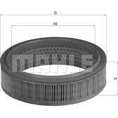 Luftfilter KNECHT - LX 158