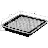 Luftfilter KNECHT - LX 2672