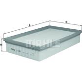 Luftfilter KNECHT - LX 296
