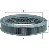Luftfilter KNECHT - LX 298