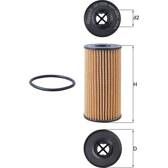 Oil Filter KNECHT - OX 1308D