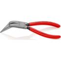 Pince de mécanicien coudée polie gainée PVC 200mm KNIPEX - 38 71 200