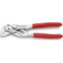 Pince clé chromée gainée PVC 125 mm KNIPEX - 86 03 125