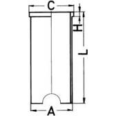 Cilindervoering KOLBENSCHMIDT - 89163190