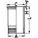 Cylinder Sleeve KOLBENSCHMIDT - 89898110