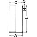 Cylinder Sleeve KOLBENSCHMIDT - 89909110