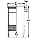 Cylinder Sleeve KOLBENSCHMIDT - 89912110