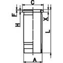 Cylinder Sleeve KOLBENSCHMIDT - 89925110