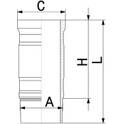 Cylinder Sleeve KOLBENSCHMIDT - 89948110