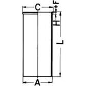 Cylinderhylsa KOLBENSCHMIDT - 89850190