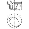 Piston KOLBENSCHMIDT - 41257610
